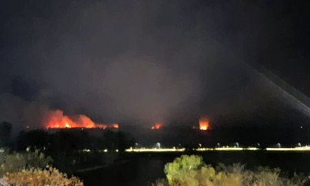 Los focos de incendio pueden verse desde Rosario. Los focos de incendio pueden verse desde Rosario.