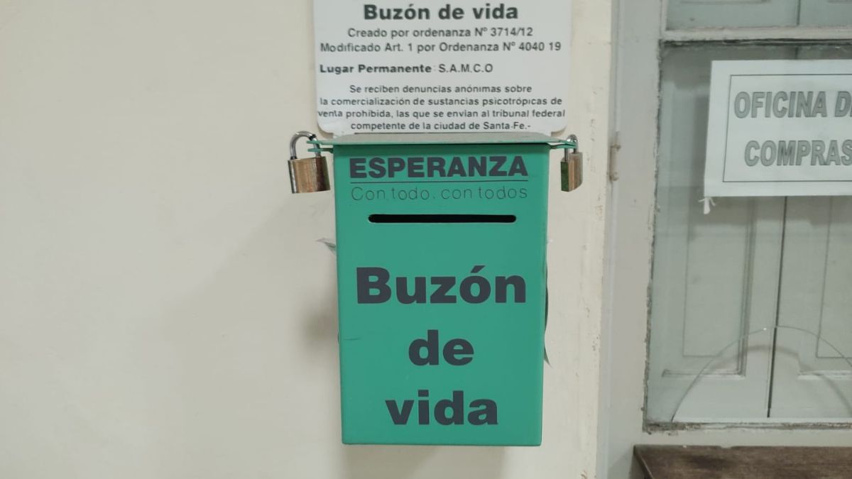 Los buzones de la vida en Esperanza permiten la recepción de denuncias anónimas.