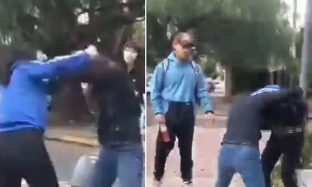 Video: un padre incitó a su hija durante una pelea entre adolescentes en Buenos Aires. Video: un padre incitó a su hija durante una pelea entre adolescentes en Buenos Aires.
