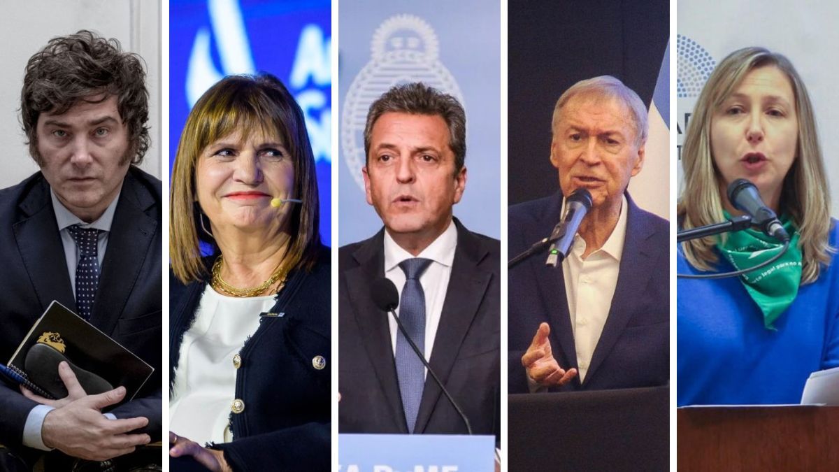 Del debate participarán los 5 candidatos presidenciales que superaron en las Paso 2023 el piso del 1,5% de los votos necesarios para participar de las elecciones generales.