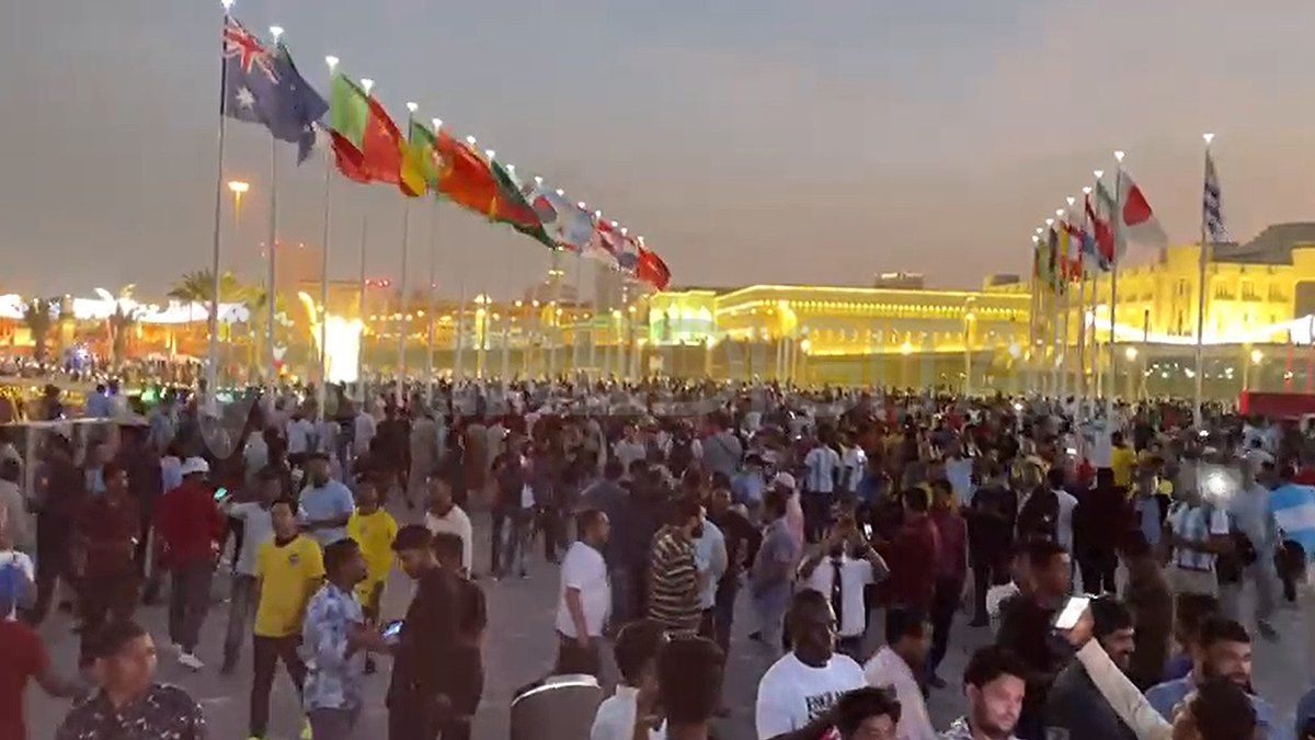 Doha tiene un predio para la concentración de los hinchas de todo el mundo.