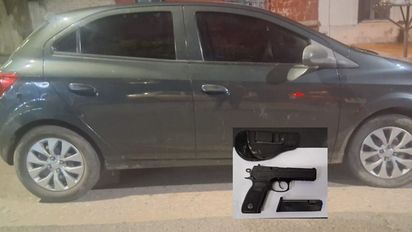 Madrugada en Santa Fe: un arma, dos vehículos secuestrados, un hombre y una mujer detenidos