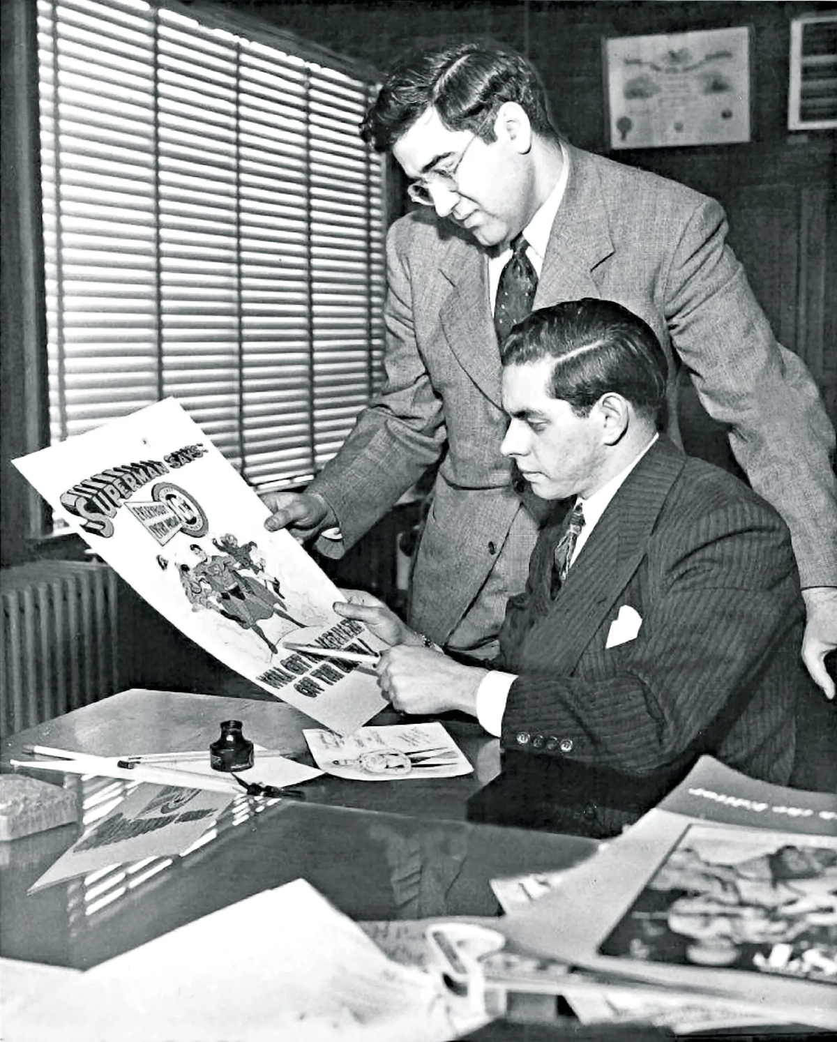 Los herederos de Jerry Siegel y Joe Shuster, luego de muchos años de litigio, pudieron obtener los derechos de Superman. DC nunca les reconoció en vida a los creadores algún rédito económico.