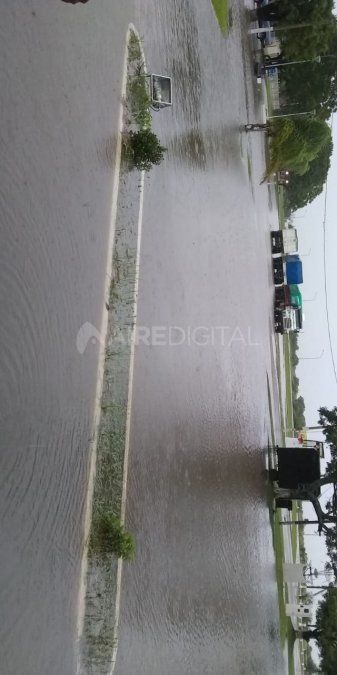 Un diluvio castiga al norte de Santa Fe