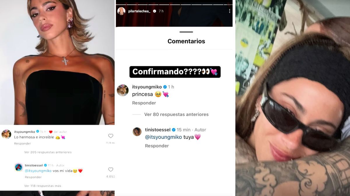 El cruce en redes sociales entre Tini Stoessel y Young Miko volvió a alimentar especulaciones sobre una relación amorosa. El cruce en redes sociales entre Tini Stoessel y Young Miko volvió a alimentar especulaciones sobre una relación amorosa.