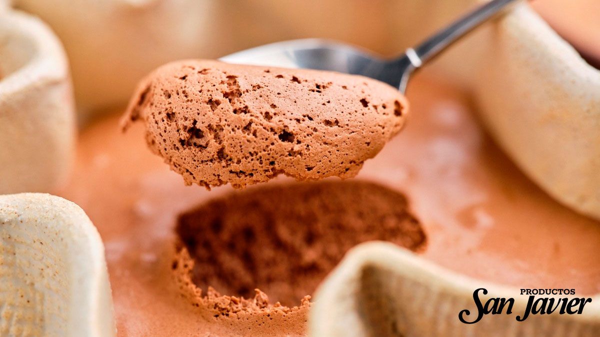 Arroz San Javier es el aliado principal para esta receta simple de mousse de chocolate ¡sin tacc!