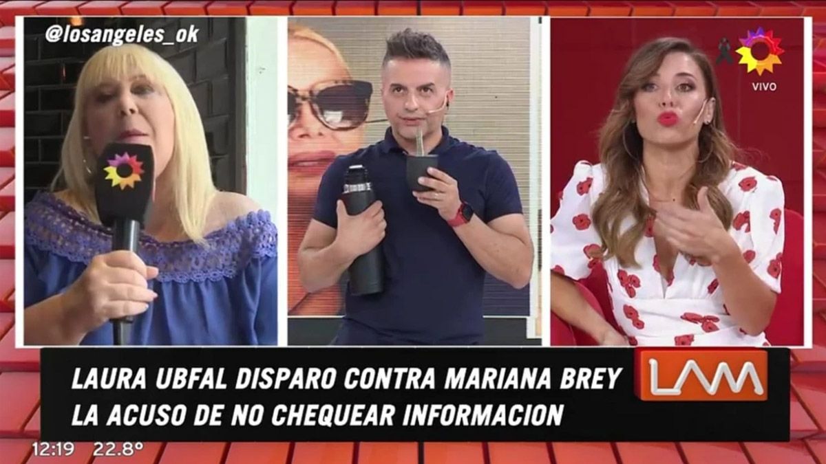 Mariana Brey y Laura Ubfal tuvieron un tremendo cruce en vivo