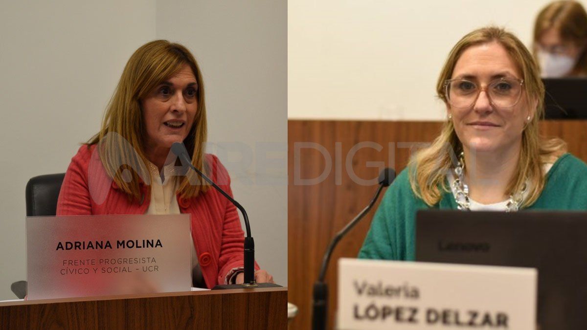 La concejala de Juntos por el Cambio, Adriana Molina; y del Frente Progresista Cívico y Social, Valeria López Delzar, fueron quienes presentaron los pedidos de informe.