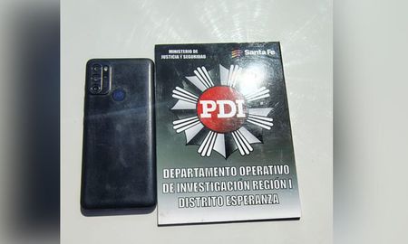 El celular de Strada fue recuperado el pasado 29 de septiembre por agentes de la PDI en Monte Vera. El celular de Strada fue recuperado el pasado 29 de septiembre por agentes de la PDI en Monte Vera.