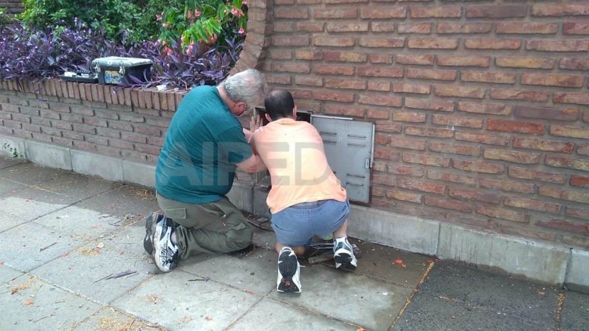 Durante la mañana, personal de la Cooperativa Setúbal se encargó de reparar los reguladores de gas.