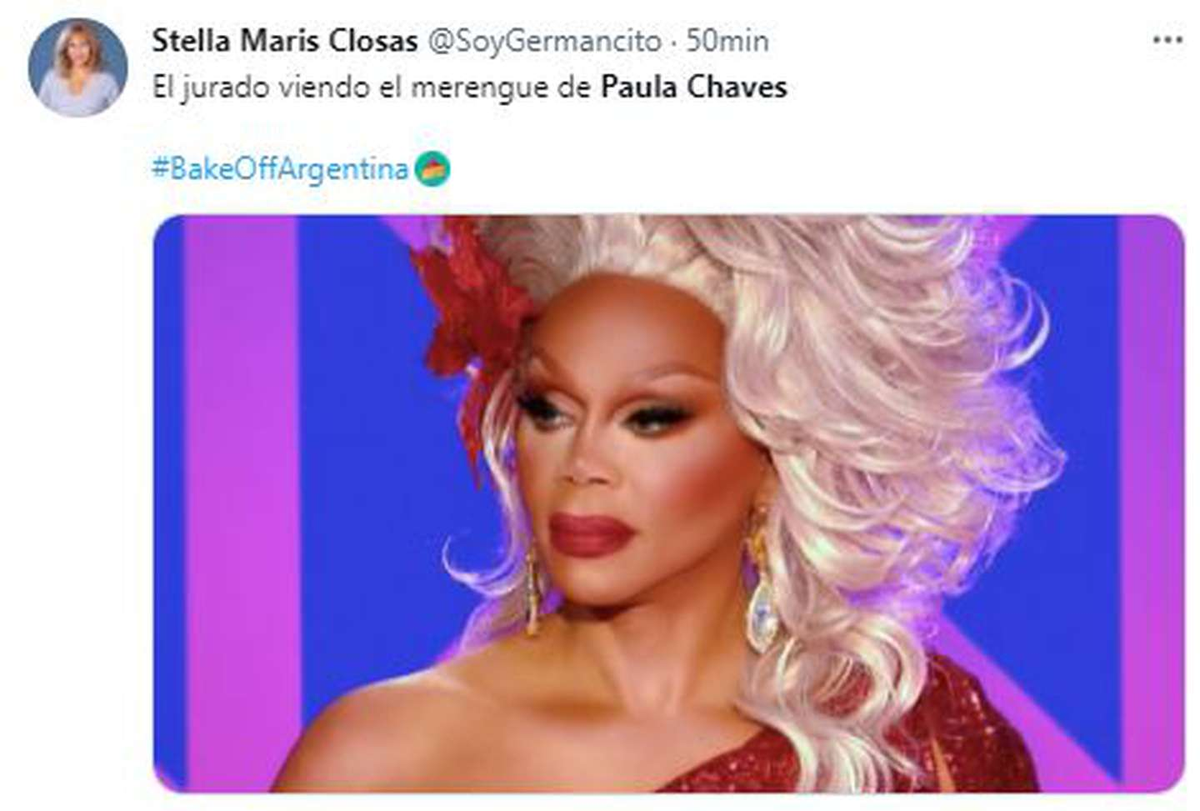 Los memes m&aacute;s divertidos despu&eacute;s del desaf&iacute;o que gan&oacute; Paula Chaves en "Bake Off Argentina".&nbsp;