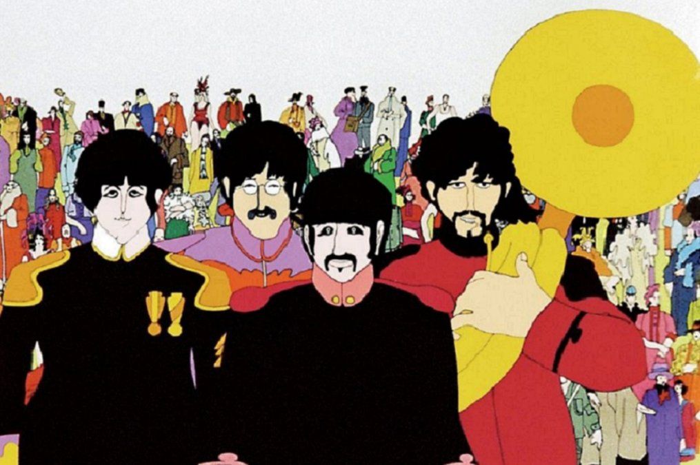 Youtube estrena en el mundo la película animada Yellow Submarine de The Beatles