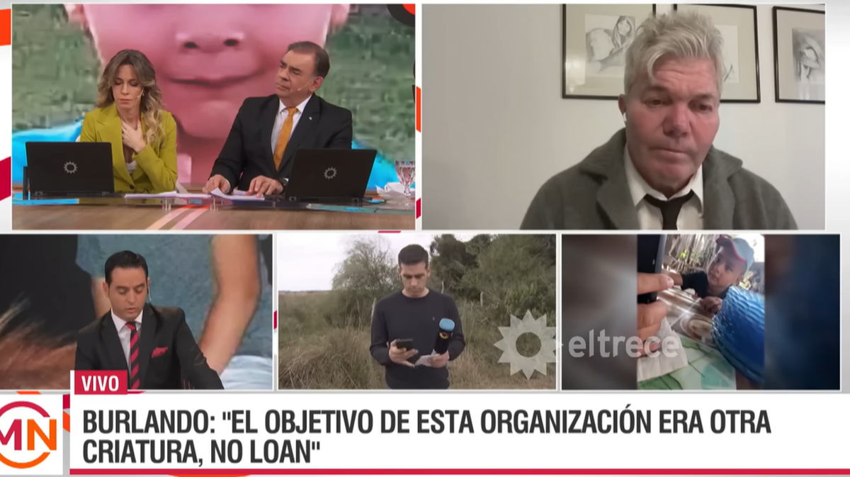El abogado de la familia de Loan, Fernando Burlando, se mostró contundente sobre que la Justicia correntina tiene implicancia negativa en el caso. El abogado de la familia de Loan, Fernando Burlando, se mostró contundente sobre que la Justicia correntina tiene implicancia negativa en el caso.