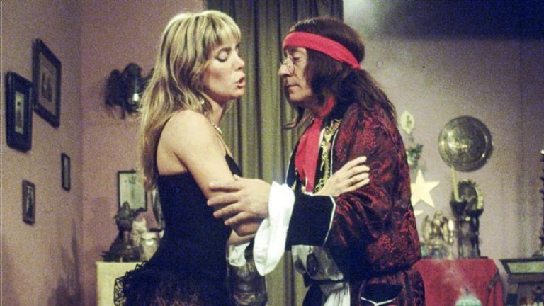  Adriana Brodsky y Alberto Olmedo protagonizaban uno de los sketches más icónicos de la televisión. 