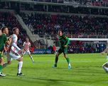 El Club Atlético Unión reclamó penal sobre Claudio Corvalán, que fue sujetado de la camiseta cuando el partido estaba 1-0 para Defensa y Justicia. El Club Atlético Unión reclamó penal sobre Claudio Corvalán, que fue sujetado de la camiseta cuando el partido estaba 1-0 para Defensa y Justicia.