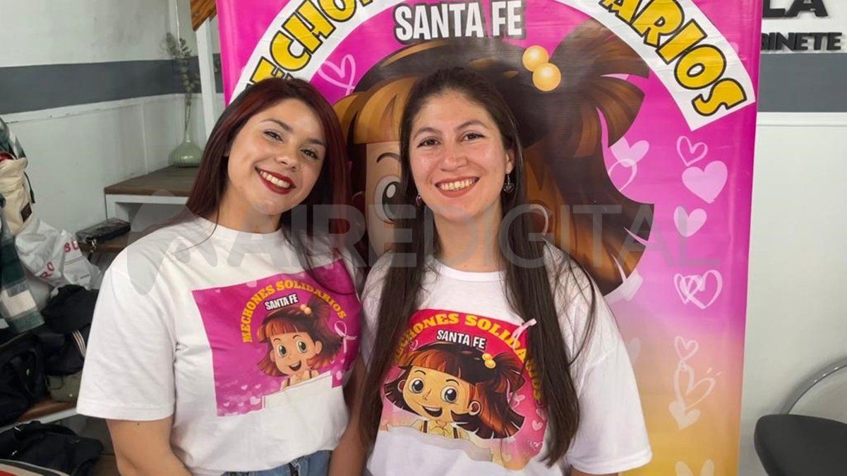 Antonela y Agustina comenzaron en 2020 recolectando mechones y enviándolos a un banco de pelucas en Buenos Aires.