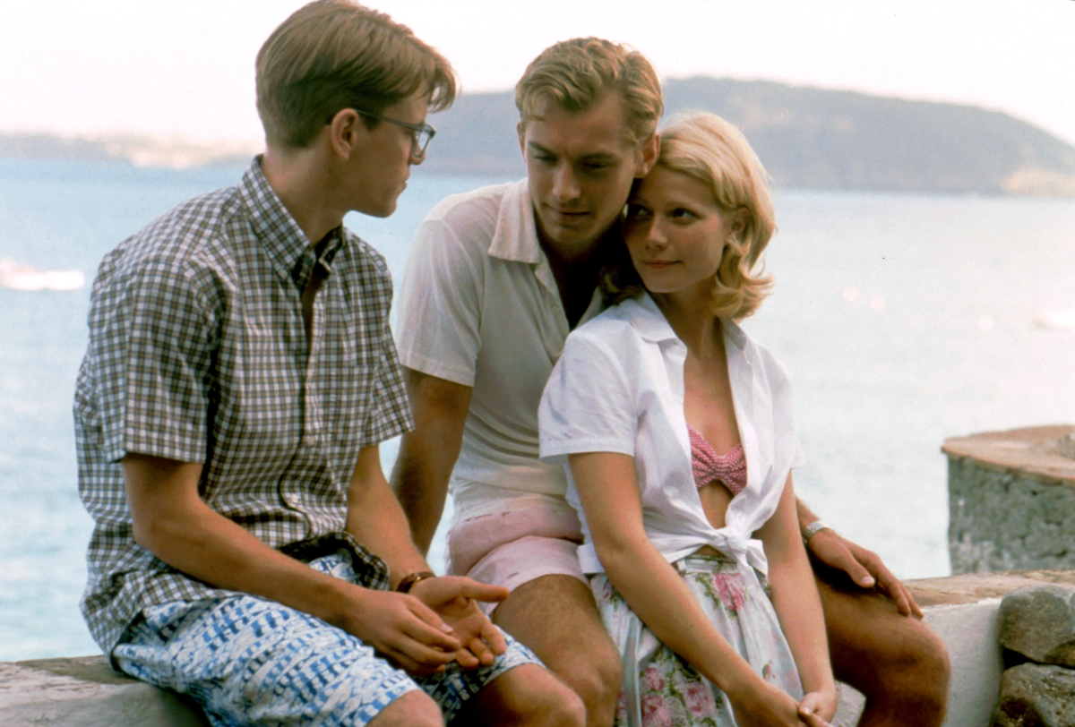 Matt Damon, Jude Law y Gwyneth Paltrow en "The Talented Mr. Ripley".