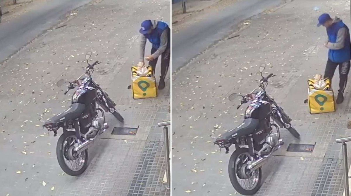 Pidió su cena por delivery y recibió un pedido picoteado: el repartidor se comió una parte