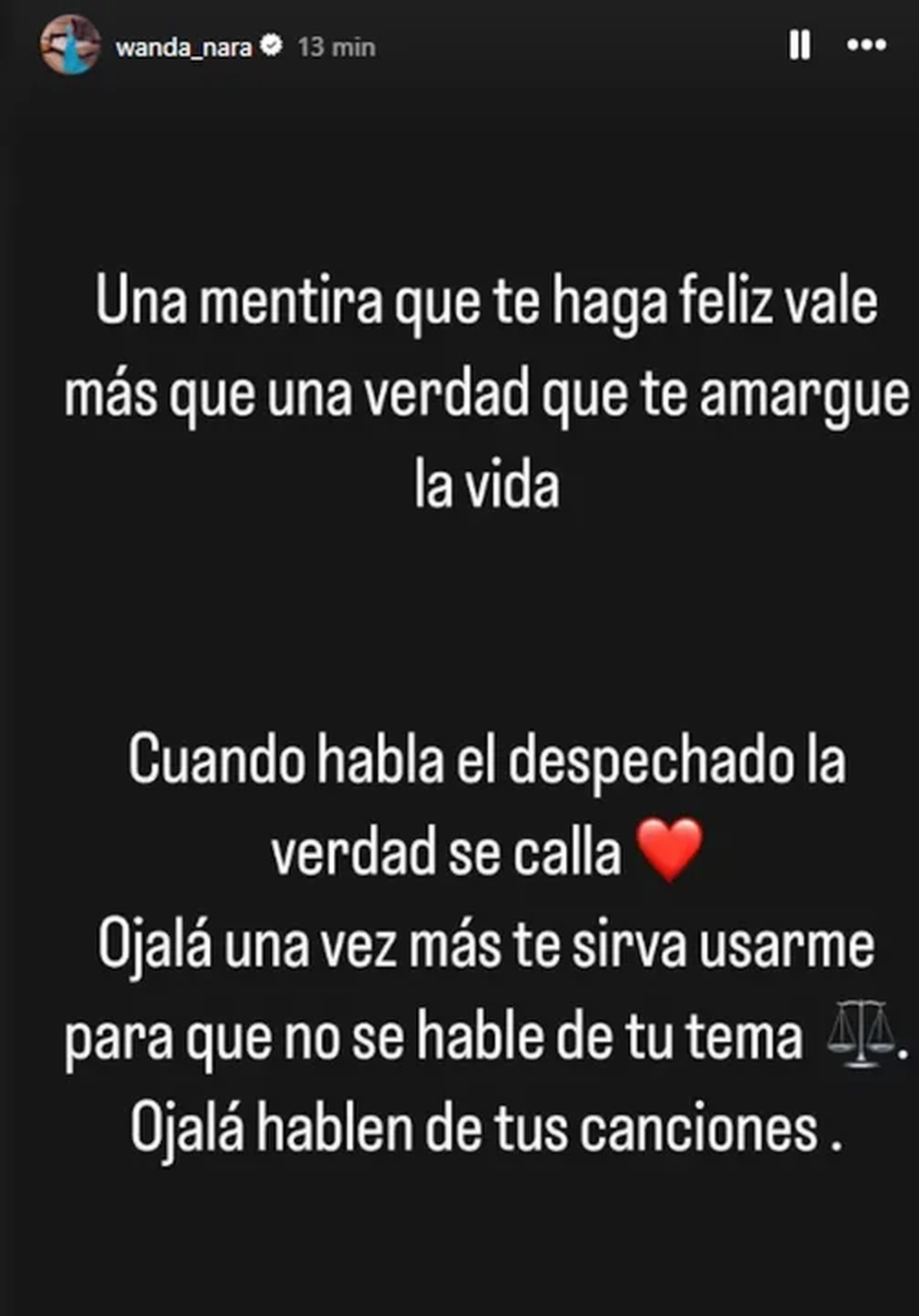 El mensaje de Wanda Nara, furiosa con L-Gante. El mensaje de Wanda Nara, furiosa con L-Gante.