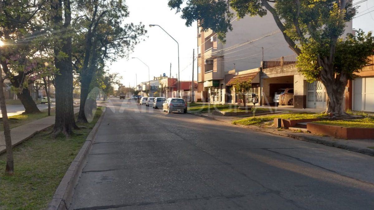 Avenida Galicia 1700- lugar donde se produjo el violento robo