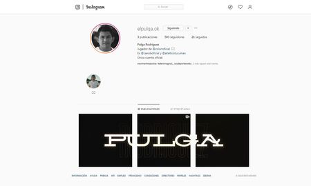 el pulga rodriguez presento su perfil oficial de instagram el pulga rodriguez presento su perfil oficial de instagram