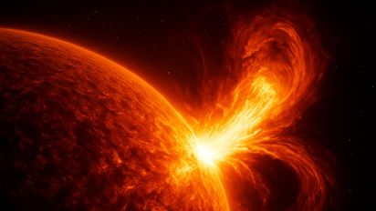 El Sol entró en erupción de forma espectacular este martes y desató una importante llamarada