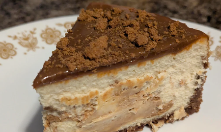 Cheesecake de dulce de leche. Cheesecake de dulce de leche.