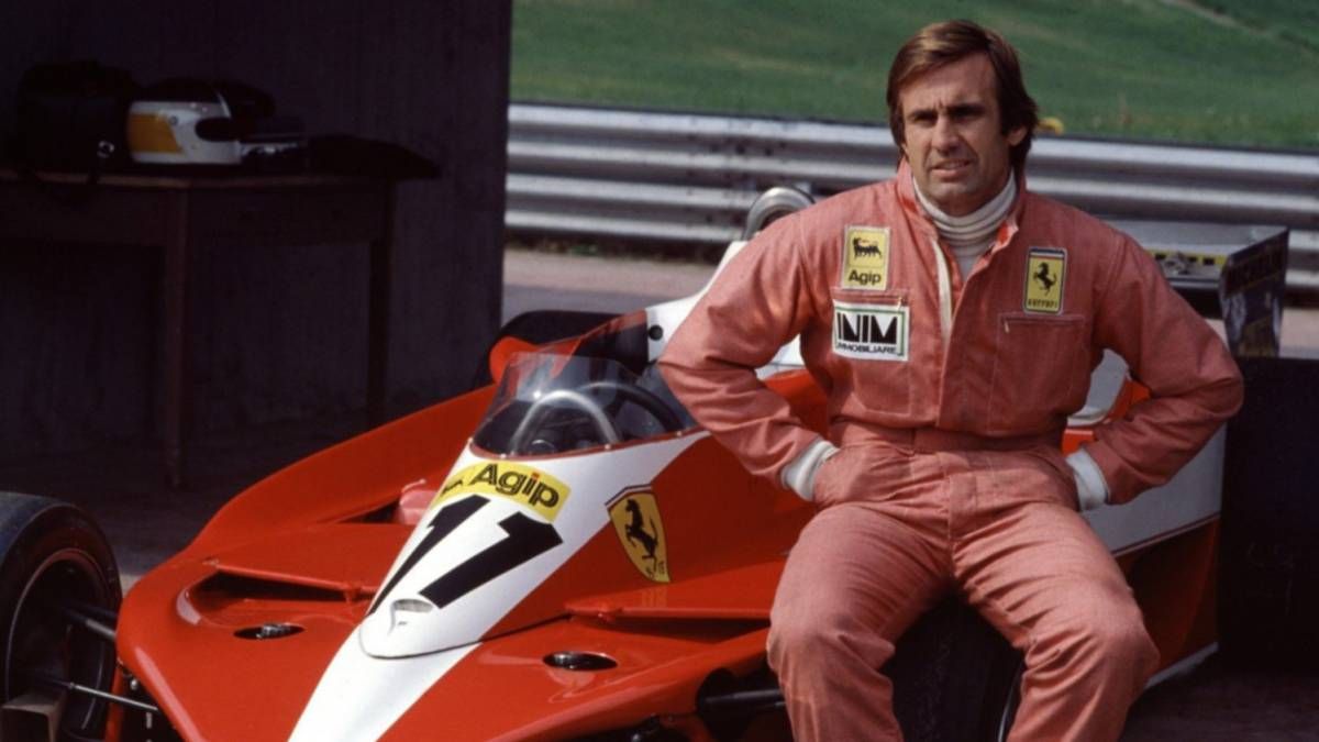 Lole Reutemann durante su paso por Ferrari en la Fórmula 1.
