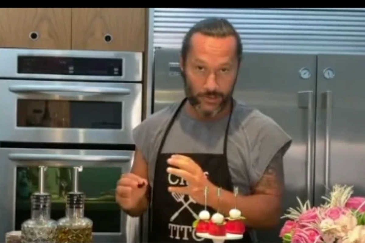 La cocina de la casa de Diego Torres y D&eacute;bora Bello.