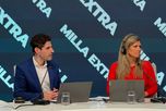 Luciana Trinchieri y Facundo González, en una nueva edición de Milla Extra. Luciana Trinchieri y Facundo González, en una nueva edición de Milla Extra.