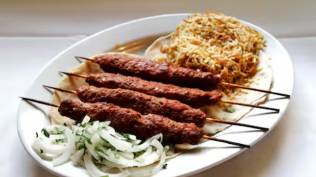Kebab, plato de Medio Oriente.