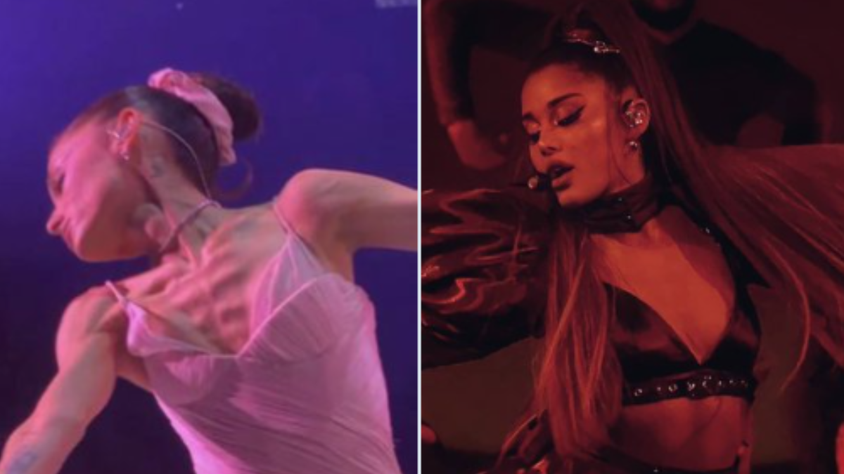 El antes y el después de Ariana Grande. El antes y el después de Ariana Grande.