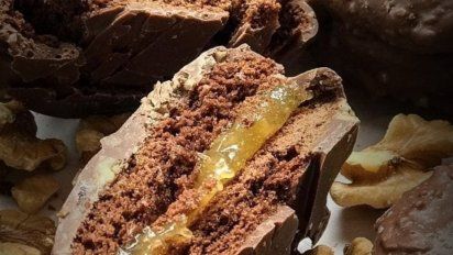 Alfajores de chocolate y dulce de batata: dos ingredientes para una explosión de sabor