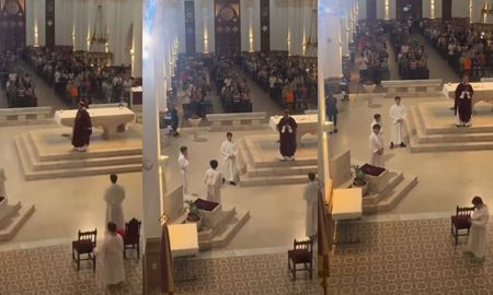 olidio no se va, el clamor de los fieles por el padre panigo que retumbo en la basilica olidio no se va, el clamor de los fieles por el padre panigo que retumbo en la basilica