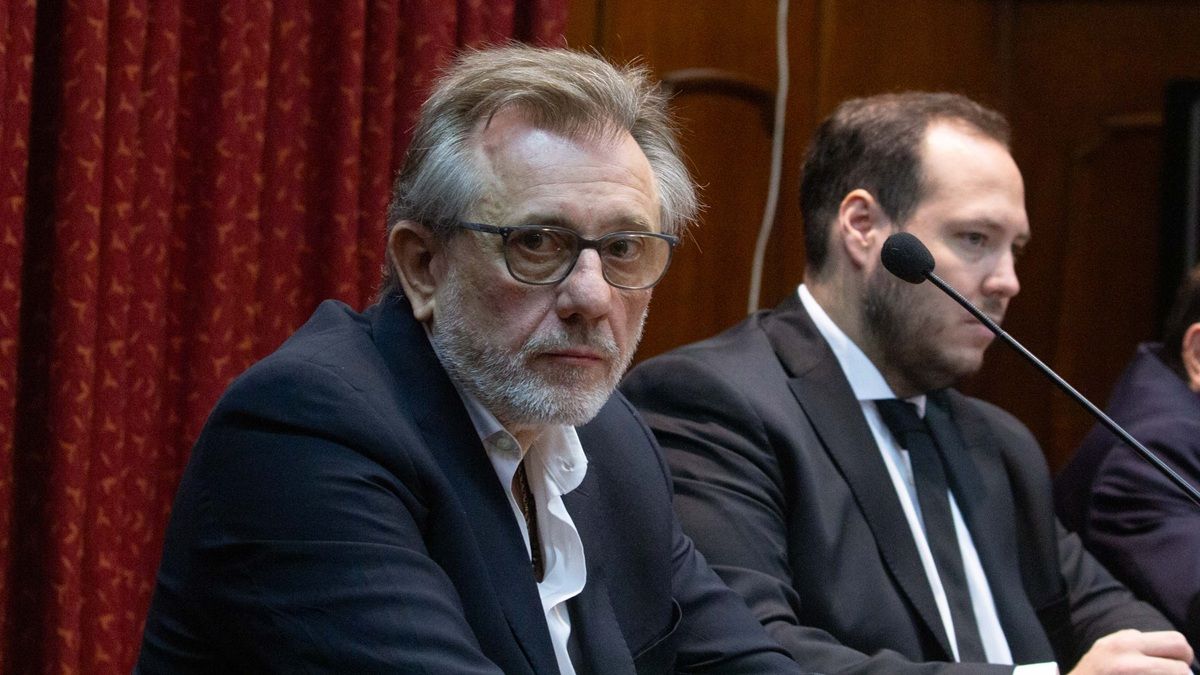 Germ&aacute;n Lerche, junto a su abogado Angelo Rossini.&nbsp;