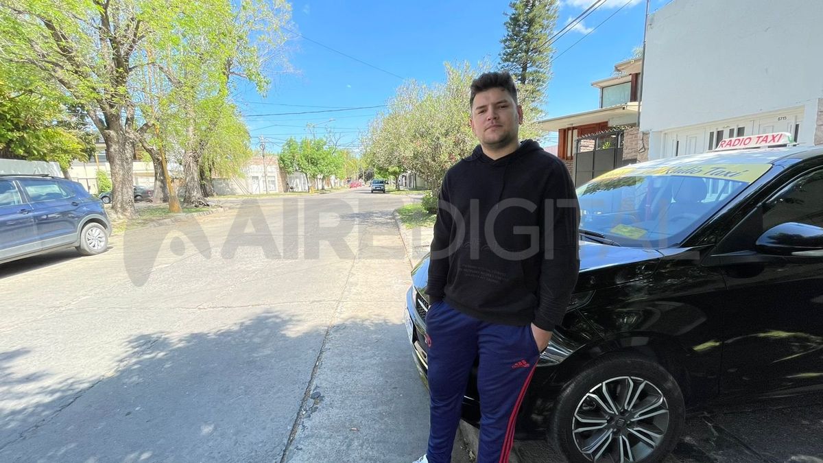 Martín, el taxista que fue asaltado en Santo Tomé, habló con el móvil de AIRE.