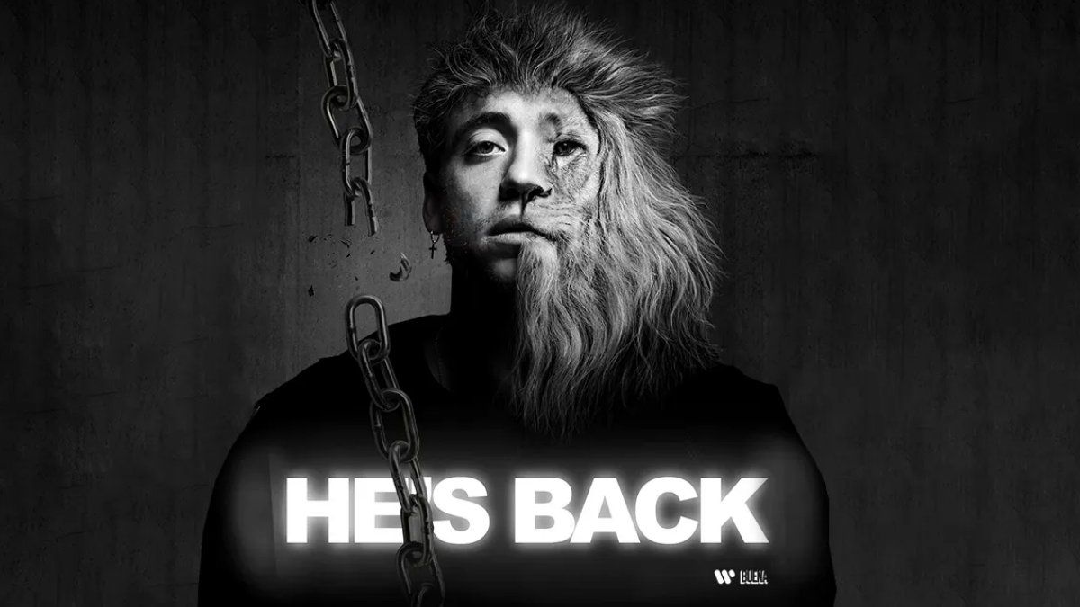 Warner Music compartió una foto de Paulo Londra fusionado con un león