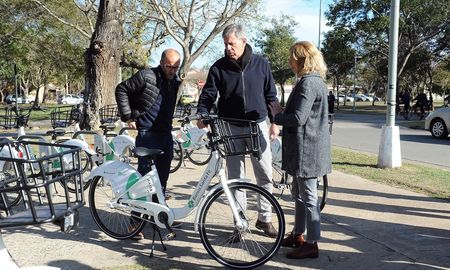 La Municipalidad de Santa Fe sumó estaciones al sistema de bicicletas públicas. La Municipalidad de Santa Fe sumó estaciones al sistema de bicicletas públicas.