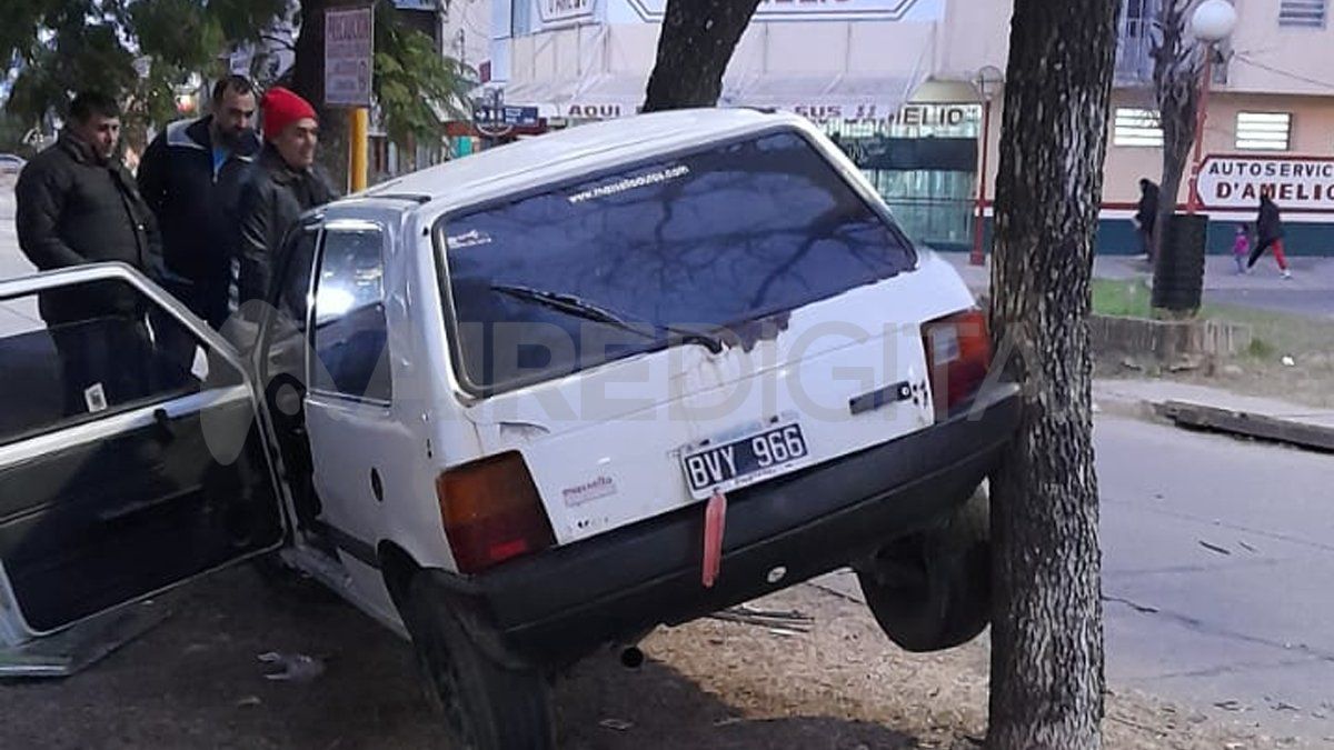 El conductor realizó una maniobra para esquivar a otro vehículo