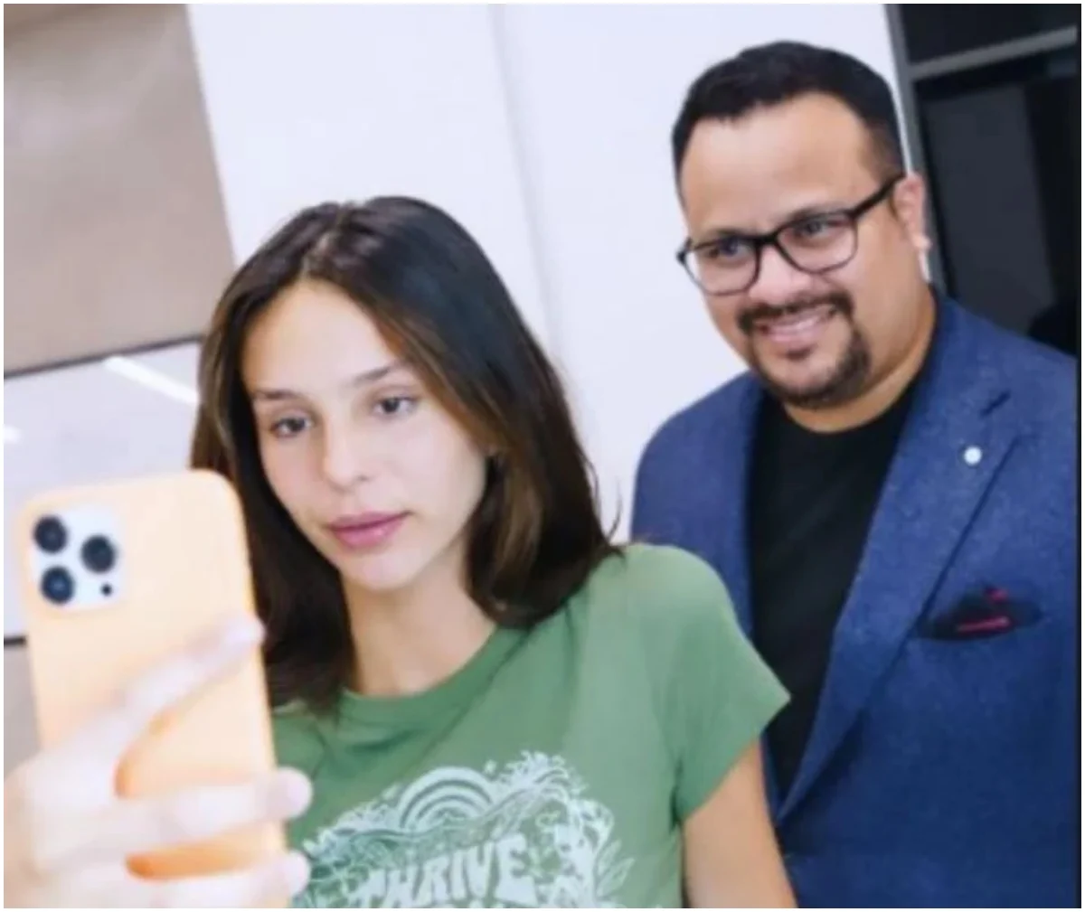 Juanita Tinelli se hizo un retoque en la cara.