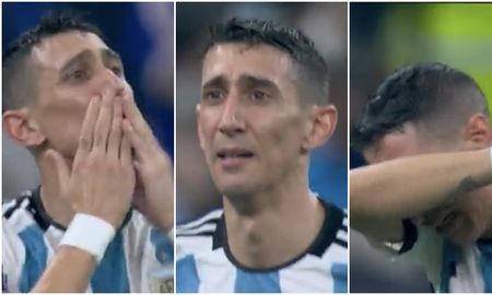 El delantero de la Selección Argentina no pudo evitar emocionarse tras marcar el segundo tanto en el partido decisivo de la Copa del Mundo. El delantero de la Selección Argentina no pudo evitar emocionarse tras marcar el segundo tanto en el partido decisivo de la Copa del Mundo.