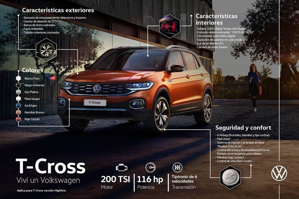 Volkswagen T-Cross 2021 Argentina