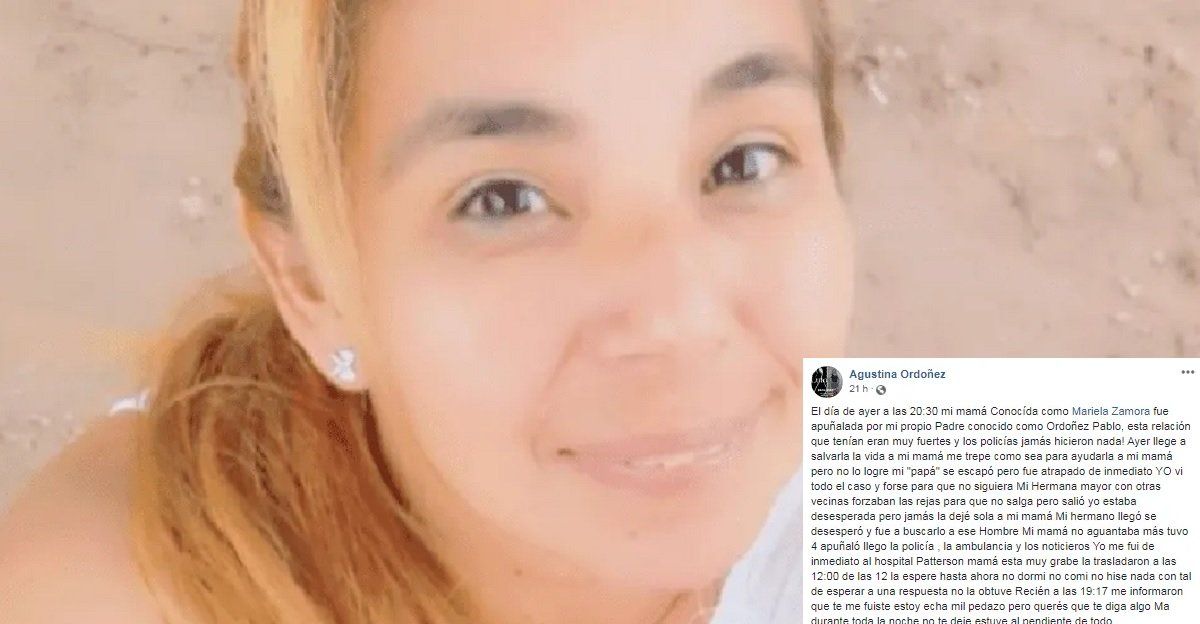 Mariela M&oacute;nica Zamora y la carta de su hija Agustina