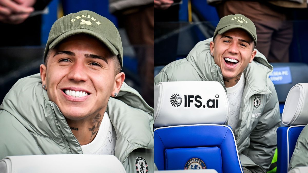 Enzo Fernández vio al Chelsea desde la tribuna, en el triunfo 7-0 en la FA Cup ante Port Vale.
