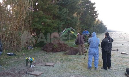 La medida se realizó en el cementerio donde se encuentra enterrado el cuerpo de Farías La medida se realizó en el cementerio donde se encuentra enterrado el cuerpo de Farías