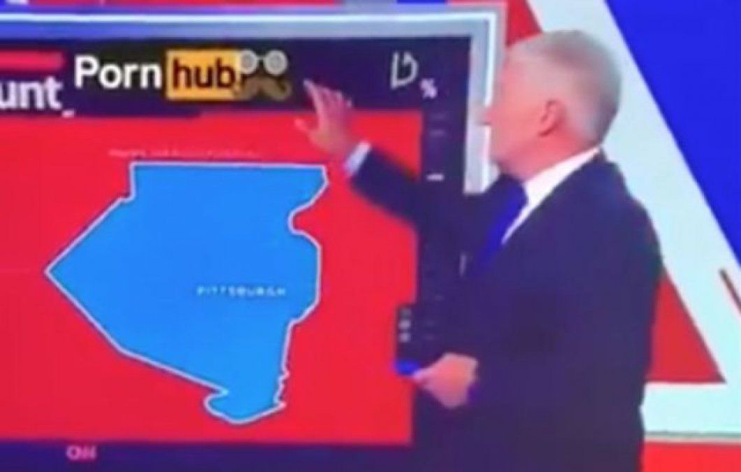 El icono de Pornhub salta en directo en la CNN y el vídeo se convierte en viral