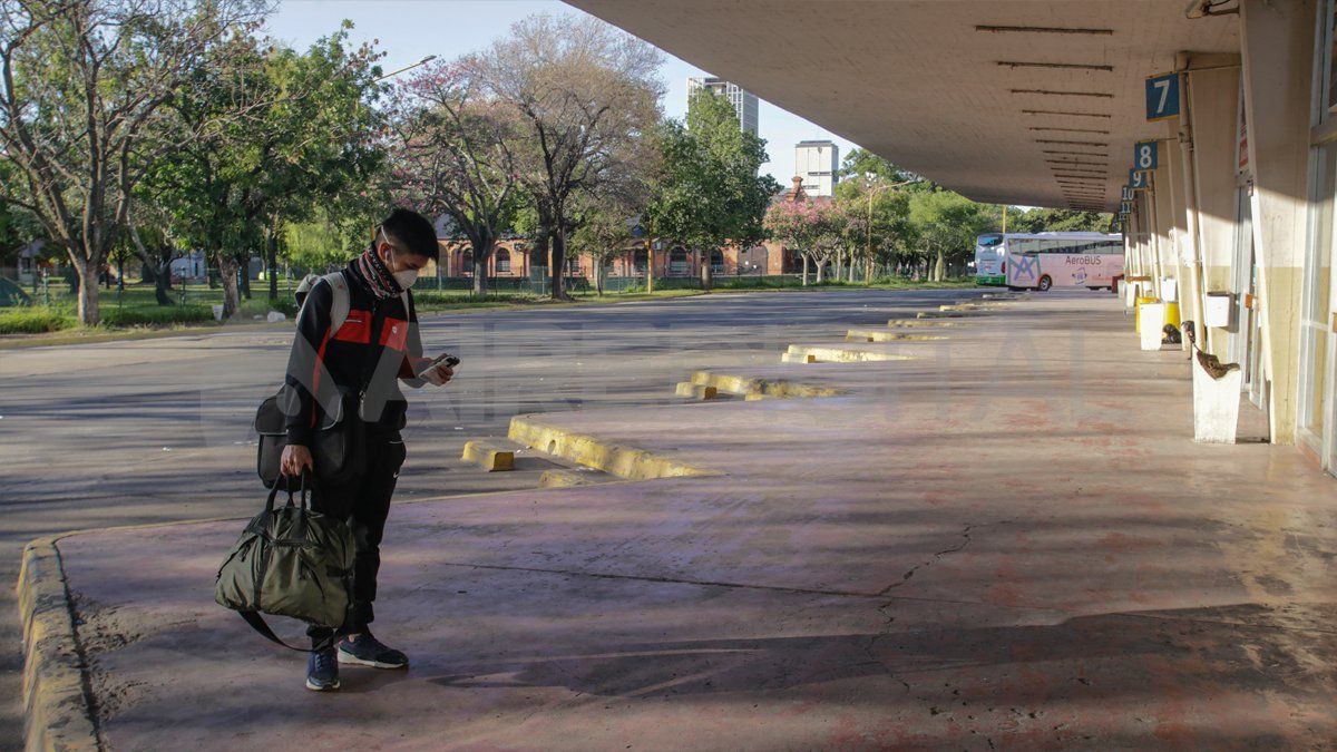 La circulación y el transporte estuvo suspendido.