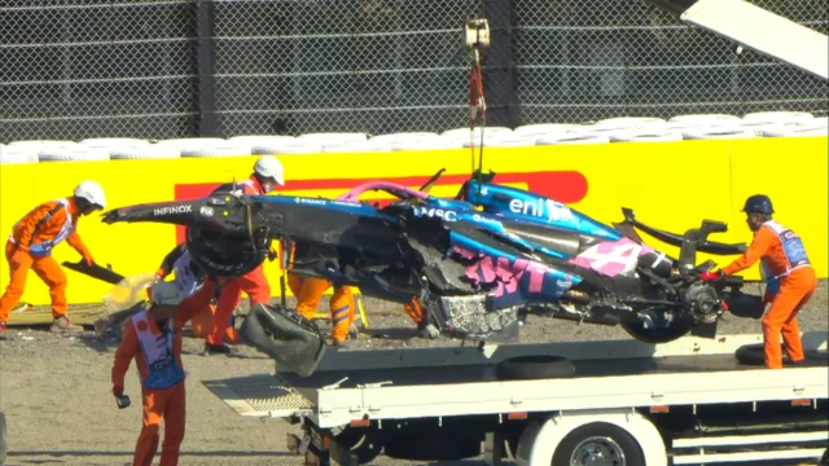 Doohan sufrió un fuerte accidente en la segunda prueba libre que lideró Piastri