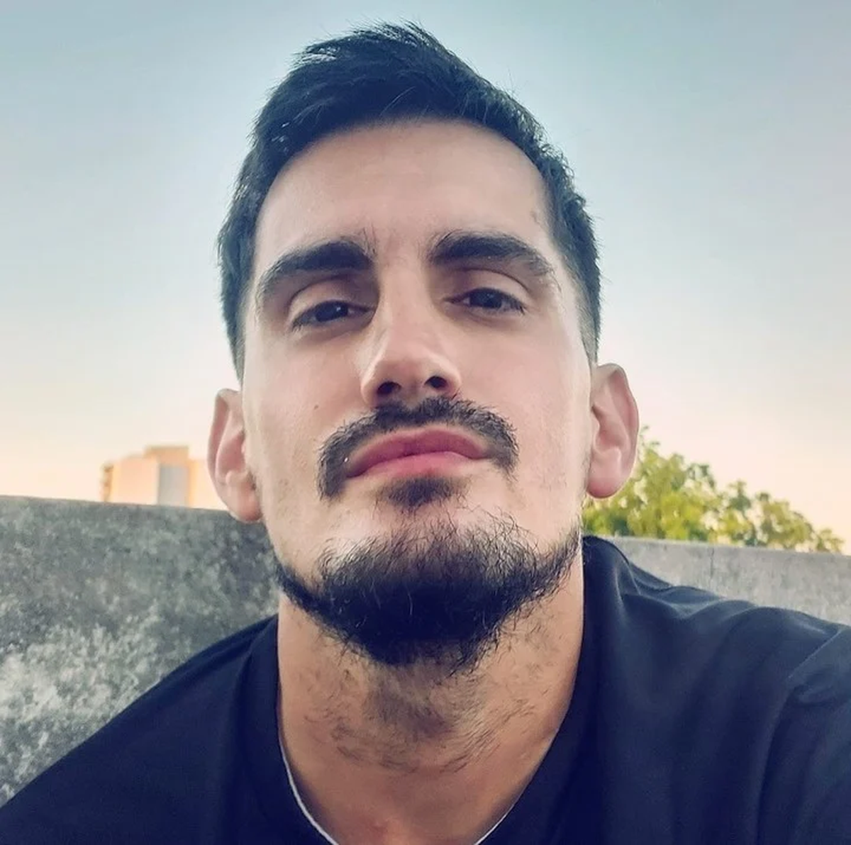 Amigos despidieron al ciclista fallecido en La Plata.