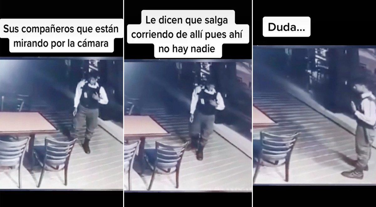 Video: un guardia fue grabado hablando con el fantasma de una nena